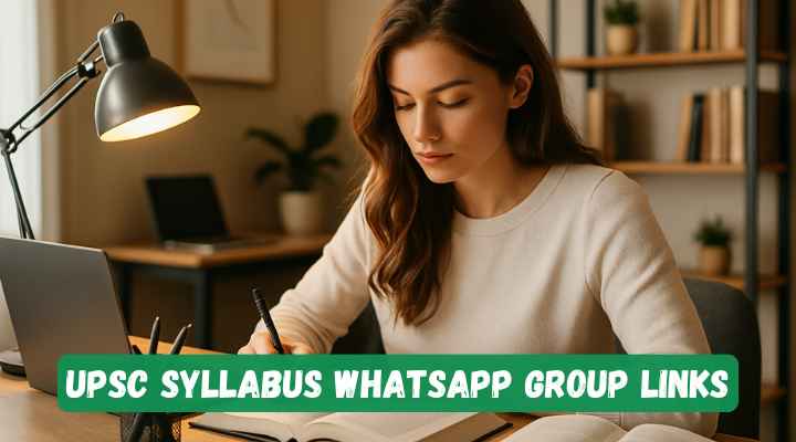 UPSC Syllabus Whatsapp Group Links