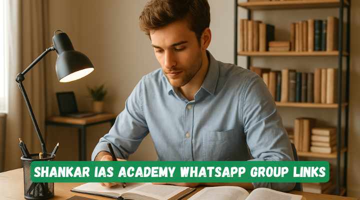 Shankar IAS Academy Whatsapp Group Links
