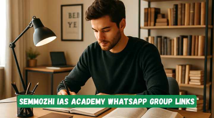 Semmozhi IAS Academy Whatsapp Group Links